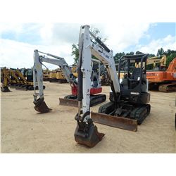 2011 BOBCAT E32 MINI EXCAVATOR, VIN/SN:A94H13417 - 5'-6" STICK, 18" BUCKET, COUPLER, AUX HYD, RUBBER
