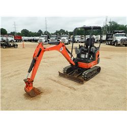 2014 KUBOTA KX018-4 MINI EXCAVATOR, VIN/SN:41149 - 3' 3" STICK, 16" BUCKET, AUX HYD, RUBBER TRACKS, 
