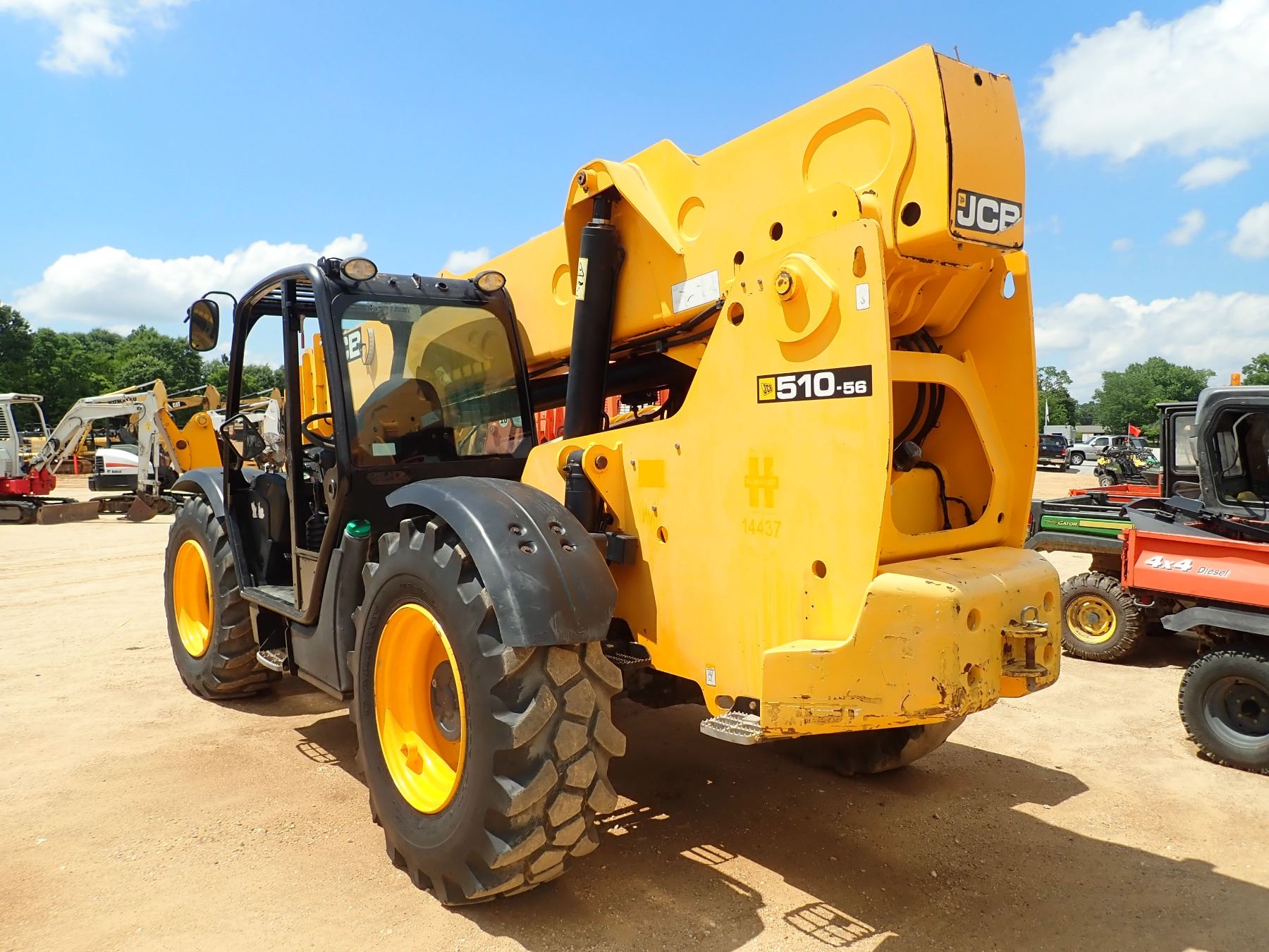 JCB 510 56 TELESCOPIC FORKLIFT VIN SN 1403952 10 000LB CAPACITY 56 jcb-510-56-telescopic-forklift-vin-sn-1403952-10-000lb-capacity-56