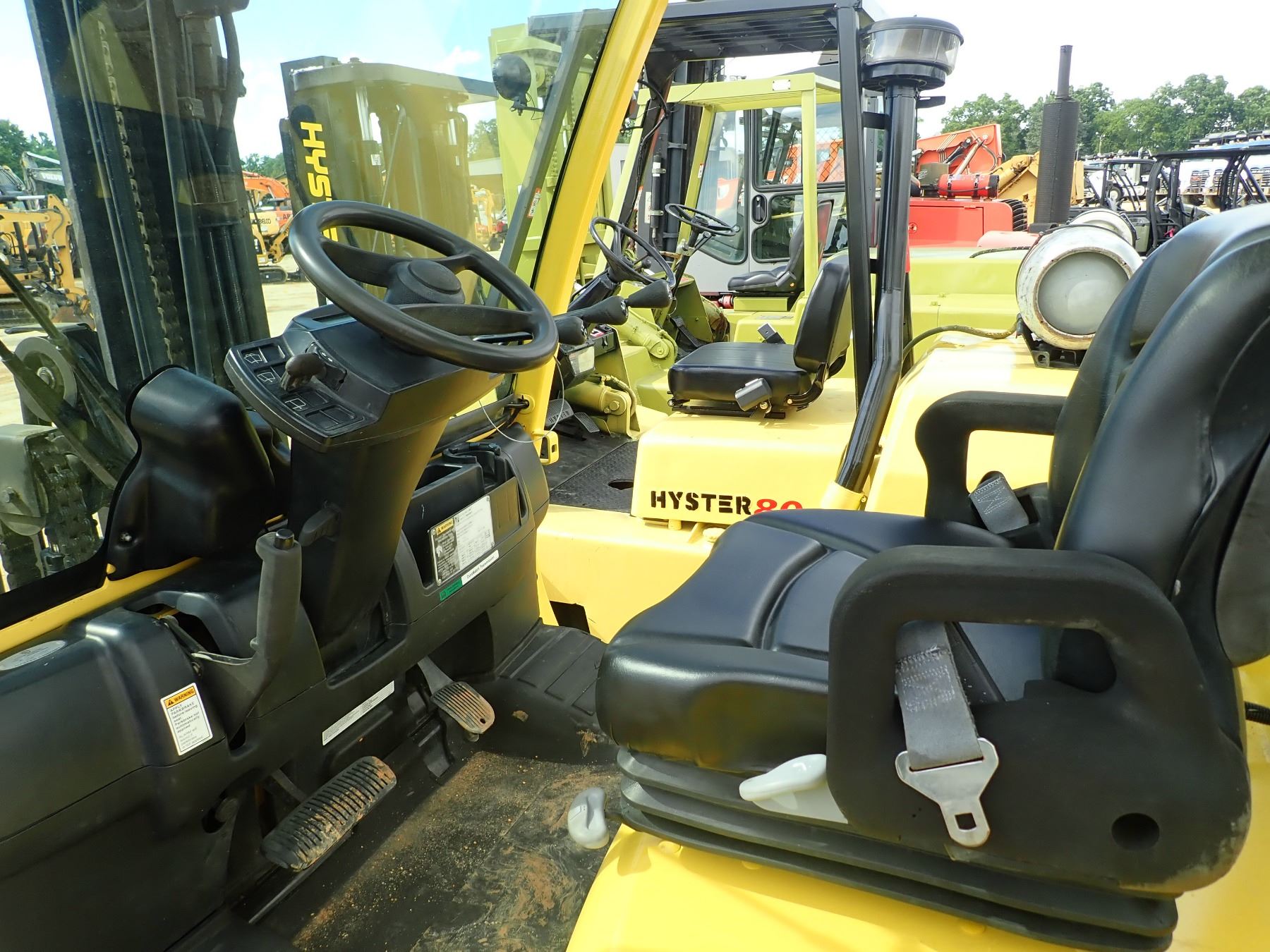 HYSTER 80 FORKLIFT, VIN/SNP005V04997J 7,900 CAPACITY, TRIPLE STAGE