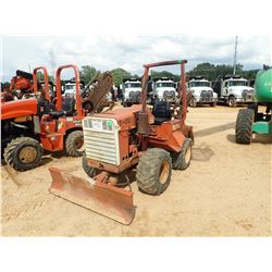 DITCH WITCH 2300 TRENCHER, VIN/SN:300061 - 4X4, DIESEL ENGINE, FRONT BACKFILL BLADE, ROLL BAR, METER