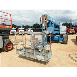 GENIE Z60/34 MANLIFT, VIN/SN:Z60054822 - 4X4, 60' REACH, 500LB BUCKET CAPACITY, METER READING 2,020 