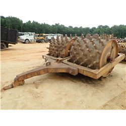 SHEEPFOOT DBL DRUM ROLLER, 60" DRUMS, PULL TYPE (D-2)