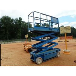 JLG MODEL 2033E ELECTRIC SCISSOR LIFT W/ WHEELS (B-2)