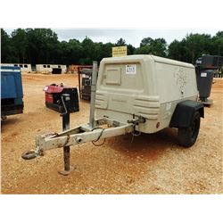 INGERSOLL RAND P-185 AIR COMPRESSOR, - DIESEL ENGINE, METER READING 116 HOURS