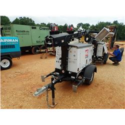 MULTIQUIP LT6K LIGHT PLANT/ GENERATOR, VIN/SN:4GNBLAA16GB043114 - DIESEL ENGINE, METER READINGS 1,05