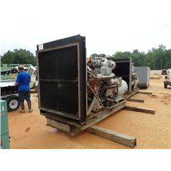 UNITED STATE MOTOR GENERATOR SET, VIN/SN:335975 - 300KW, 3 PHASE, 600 VOLT, CUMMINS VT-12-600 DIESEL