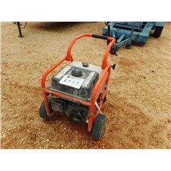 HUSQVARNA PORTABLE STEAM CLEANER, VIN/SN:020490 - BRIIGS & STRAHON GAS ENGINE, 3100PSI (B-4)
