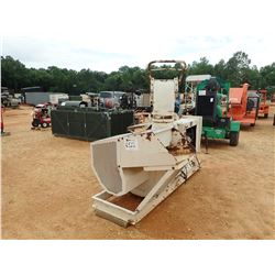 FINN HAY/STRAW BLOWER, KUBOTA DIESEL ENGINE, SKID MTD (B-4)