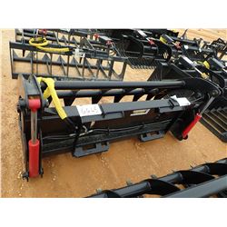 74" GRAPPLE ROOT RAKE, FITS SKID STEER LOADER (B-5)