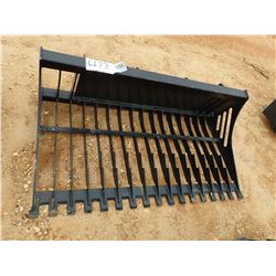 66" SKELETON ROCK BUCKET, FITS SKID STEER LOADER (B5)