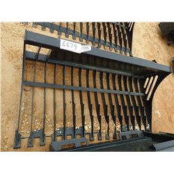 66" SKELETON ROCK BUCKET, FITS SKID STEER LOADER (B5)