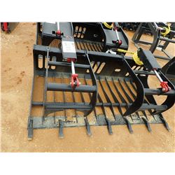 72" ROCK GRAPPLE, FITS SKID STEER LOADER (B-5)