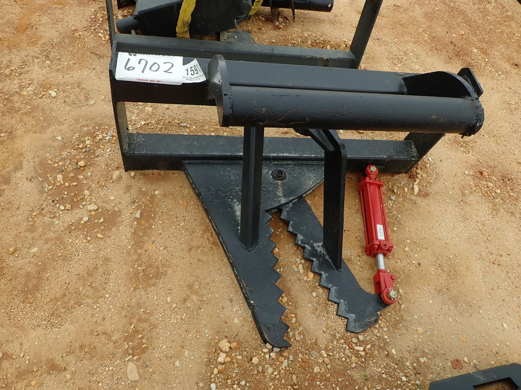 TREE/POLE PULLER, FITS SKID STEER LOADER (B5) J.M. Wood Auction