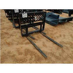 FORK ATTACHMENT, FITS SKID STEER LOADER (B-5)