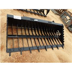 78" SKELETON BUCKET W/TEETH, FITS SKID STEER LOADER (B-5)