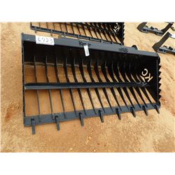 78" SKELETON BUCKET W/TEETH, FITS SKID STEER LOADER (B-5)