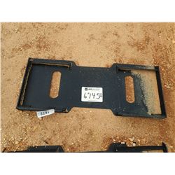 SOLID BACK QUICK ATTACH PLATE, FITS SKID STEER LOADER (B-5)