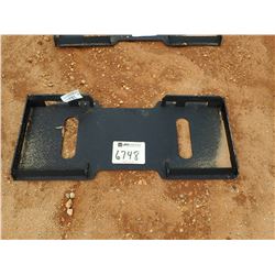 SOLID BACK QUICK ATTACH PLATE, FITS SKID STEER LOADER (B-5)