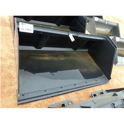 74" SNOW/LITTER BUCKET W/B.O.C.E., FITS SKID STEER LOADER (B-5)