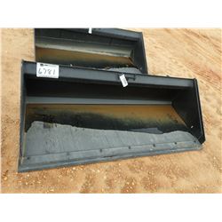 78" LOW PRO BUCKET W/B.O.C.E., FITS SKID STEER LOADER (B-5)