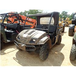 CUB CADET VOLUNTEER 624 UTV, VIN/SN:1A04640014 - 4X4, DUMP BED, CANOPY, METER READING 186 HOURS