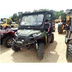 2016 POLARIS RAND 570, VIN/SN:3NSRCA574GG518448 - 4X4, CANOPY, WINDSHIELD, METER READING 349 HOURS