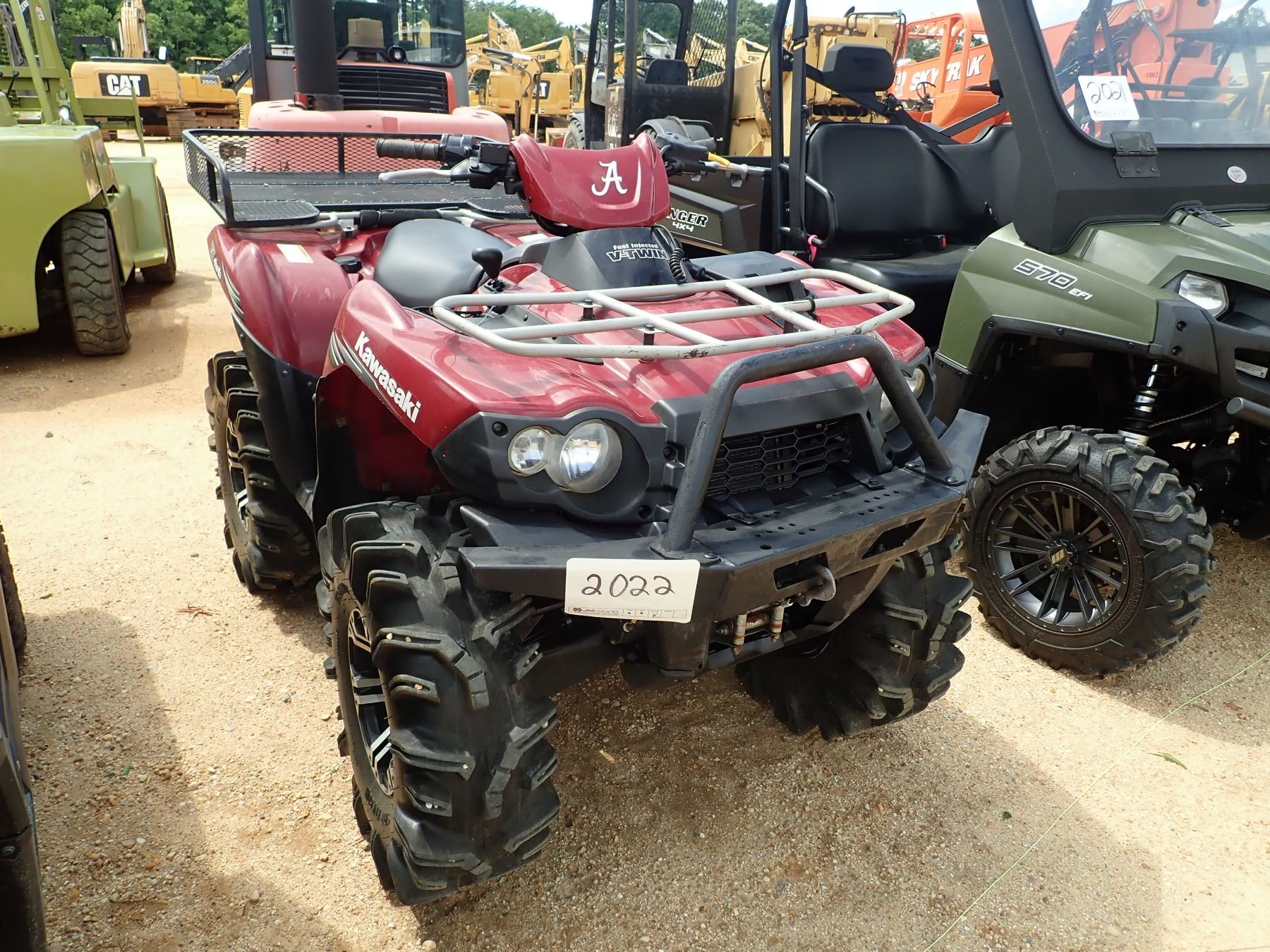 KAWASAKI BRUTE FORCE 750, 4X4, WINCH, METER READING 232 HOURS
