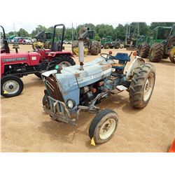 FORD 2600 FARM TRACTOR, VIN/SN:C662219 - DIESEL ENGINE, 12.4-28 REAR TIRES, METER READING 2,438 HOUR