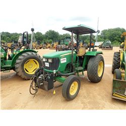 2012 JOHN DEERE 5065E FARM TRACTOR, VIN/SN:008581 - 2 REMOTES, CANOPY, 16.9-28 TIRES, METER READING 