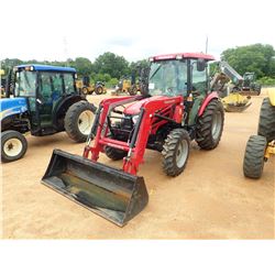 MAHINDRA 2565ST FARM TRACTOR, VIN/SN:65GCK01177 - MFWD, 1 REMOTE, MAHINDRA 2565CL FRONT LOADER ATTAC