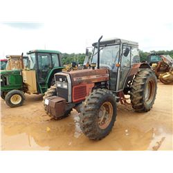 MASSEY FERGUSON 396 FARM TRACTOR, VIN/SN:D13407 - MFWD, 2 REMOTES, CAB, A/C, 18.4-34 REAR TIRES, 14.