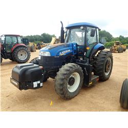 2013 NEW HOLLAND TS6.125 BOOM MOWER, VIN/SN:NH000715M - 3 REMOTES, CAB, A/C, ALAMO MAVERICK BOOM MOW