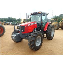 2014 MASSEY FERGUSON 5470 FARM TRACTOR, VIN/SN:D011057 - MFWD, 3 REMOTES, CAB, A/C, 18.4-34 REAR TIR