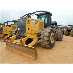 2015 CAT 535D SKIDDER, VIN/SN:0MTP00145 - GRAPPLE, DUAL ARCH, WINCH, CAB, A/C, 30.5-32 TIRES, METER 