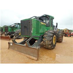 2016 JOHN DEERE 648L SKIDDER, VIN/SN:676932 - GRAPPLE, DUAL ARCH, WINCH, CAB, A/C, 30.5L-32 TIRES, M