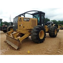 2015 CAT 525D SKIDDER, VIN/SN:GKP00198 - GRAPPLE, SINGLE ARCH, WINCH, CAB, A/C, 30.5L-32 TIRES, METE