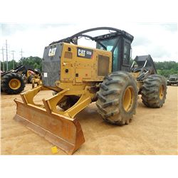 2015 CAT 525D SKIDDER, VIN/SN:GKP00186 - GRAPPLE, DUAL ARCH, WINCH, CAB, A/C, 30.5L-32 TIRES, METER 