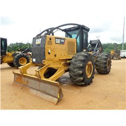2015 CAT 525D SKIDDER, VIN/SN:GKP00191 - GRAPPLE, DUAL ARCH, WINCH, CAB, A/C, 30.5L-32 TIRES, METER 