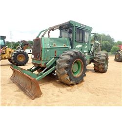 2006 FRANKLIN Q-80 SKIDDER, VIN/SN:18729 - CUMMINS, DUAL ARCH, WINCH, CAB, A/C, 30.5L-32 TIRES, METE