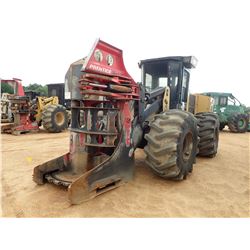2012 CAT 563C FELLER BUNCHER, VIN/SN:JCB00265 - PRENTICE SH56 SAW HEAD, CAB, A/C, 28L-26 TIRES, METE