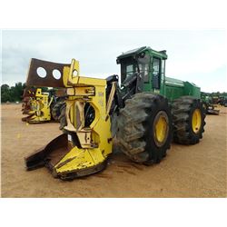 2013 JOHN DEERE 643K FELLER BUNCHER, VIN/SN:652491 - JOHN DEERE FD45 SAWHEAD, CAB, A/C, 30.5L-32 TIR