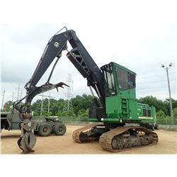 JOHN DEERE 2154D LOG LOADER, VIN/SN:210002 - TRACK MTD, CAB, A/C, METER READING 15,521 HOURS