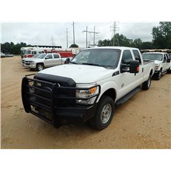 2016 FORD F350 PICKUP, VIN/SN:1FT8W3BT2GEA81266 - 4X4, CREW CAB, FORD POWERSTROKE DIESEL ENGINE, A/T