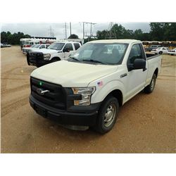 2015 FORD F150XL PICKUP, VIN/SN:1FTMF1C86FFB83921 - V6 GAS ENGINE, A/T, ODOMETER READING 2,552 MILES