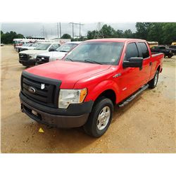 2012 FORD F150 XL PICKUP TRUCK, VIN/SN:1FTFW1AT8CKD70493 - 4X4, CREW CAB, V6 ECO BOOST ENGINE, A/T