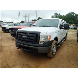 2011 FORD F150 PICKUP, VIN/SN:1FTFX1ET9BFC74179 - 4X4, EXTENDED CAB, 6 CYL ECO BOOST GAS ENGINE, A/T