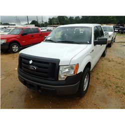 2011 FORD F150 XL PICK UP, VIN/SN:1FTFW1CF4BFB28594 - CREW CAB, GAS ENGINE, A/T, ODOMETER READING 16
