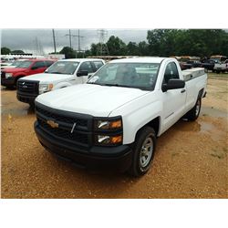 2014 CHEVROLET SILVERADO PICKUP, VIN/SN:1GCNCPEC8EZ121533 - V8 GAS ENGINE, A/T, REAR & SIDE TOOL BOX