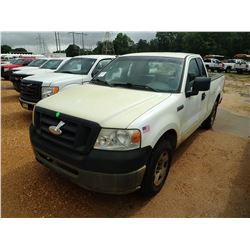 2007 FORD F150 PICKUP, VIN/SN:1FTRF12247KB72363 - EXT CAB, V6 GAS ENGINE, A/T, ODOMETER READING 168.
